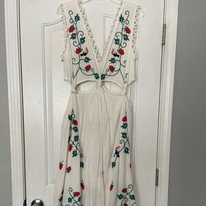 Like new Farm Rio maxi dress size small